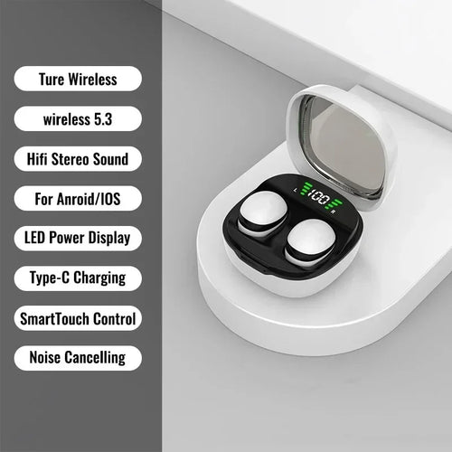 Mini 5.3 wireless bluetooth headset small earbuds sleep work sports