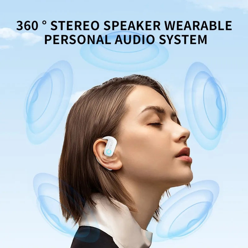 Bluetooth 5.4 Open Wireless Earphone 180° Rotation Adjustable Left
