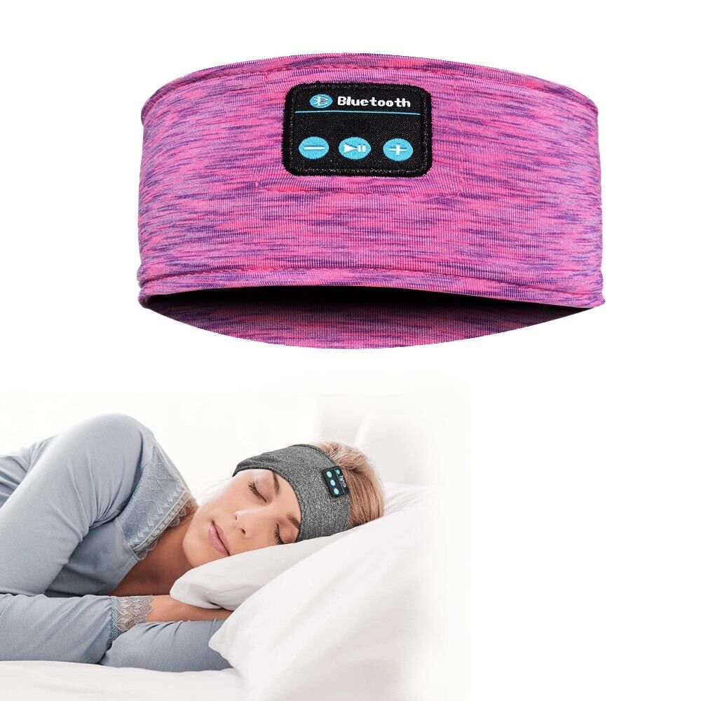 Bluetooth Sports Headband Elastic Eye Mask Sleeping Headphones for Men