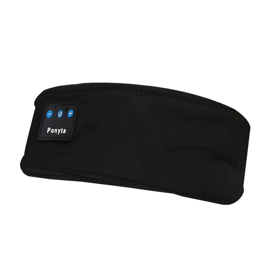 Bluetooth Sports Headband Elastic Eye Mask Sleeping Headphones for Men
